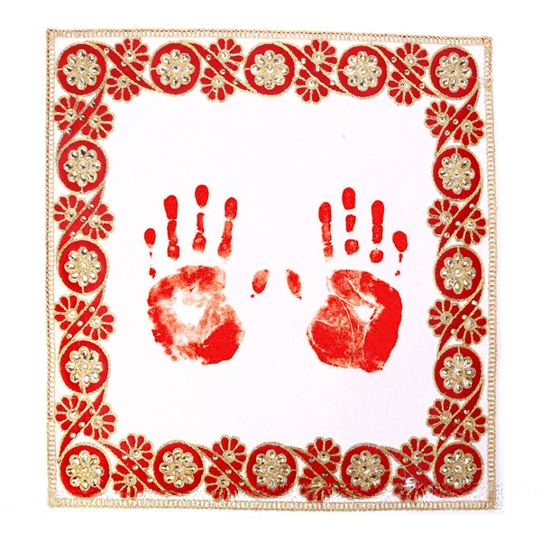 Handwork Art Crafts for Brides Handprint